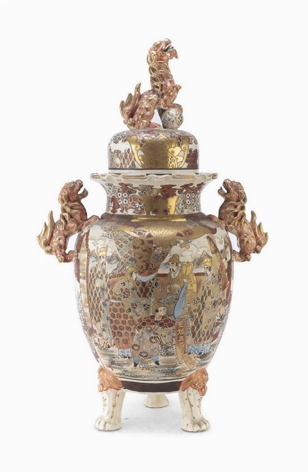 POTICHE IN CERAMICA, FINE XIX, INIZIO XX SECOLO