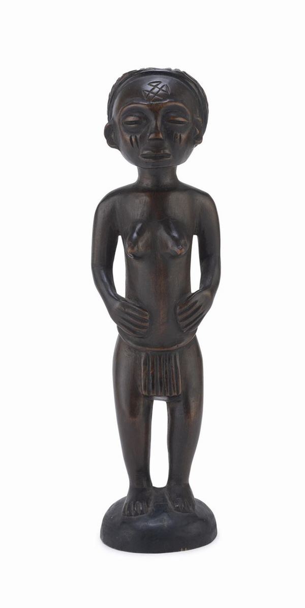 STATUETTA RITUALE, CULTURA LWENA, KATANGA CONGO