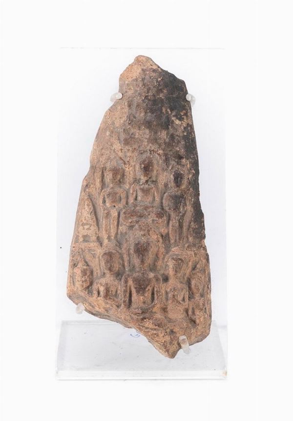PLACCA IN TERRACOTTA, BIRMANIA X - XIII SECOLO