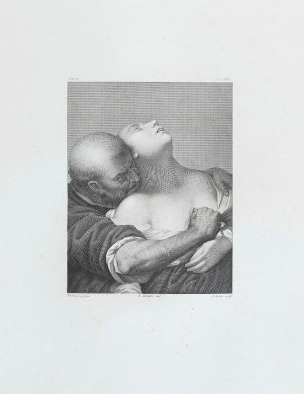 CINQUE INCISIONI SOGGETTI MITOLOGICI