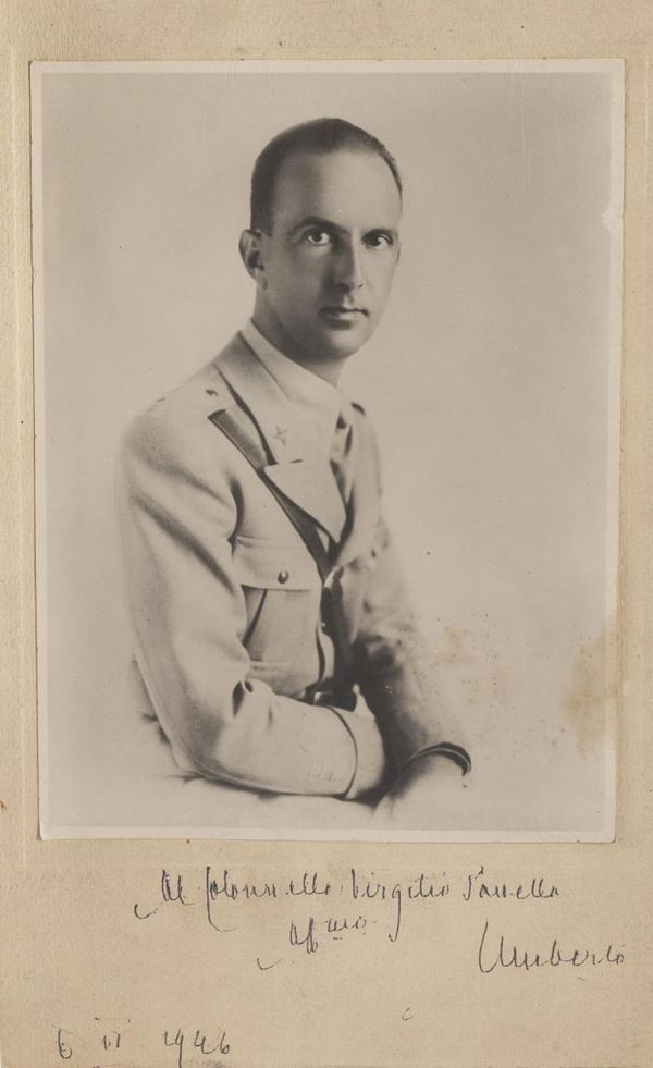 AUTOGRAFO DI UMBERTO DI SAVOIA