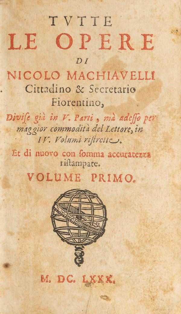 UN VOLUME MACCHIAVELLI