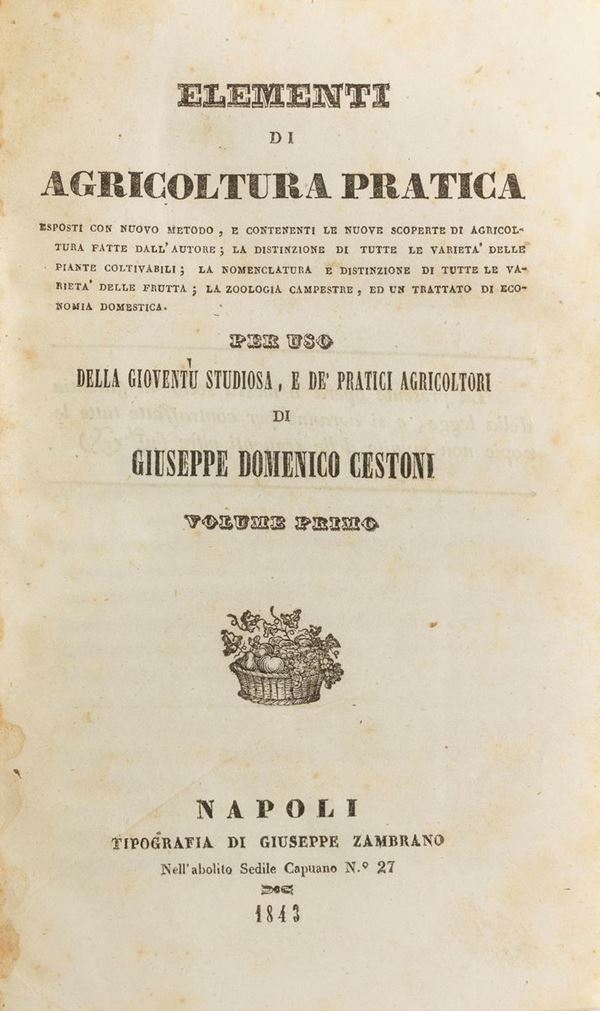 VOLUME AGRICOLTURA CESTONI