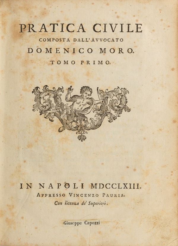 SEI VOLUMI GIURIDICA DOMENICO MORO