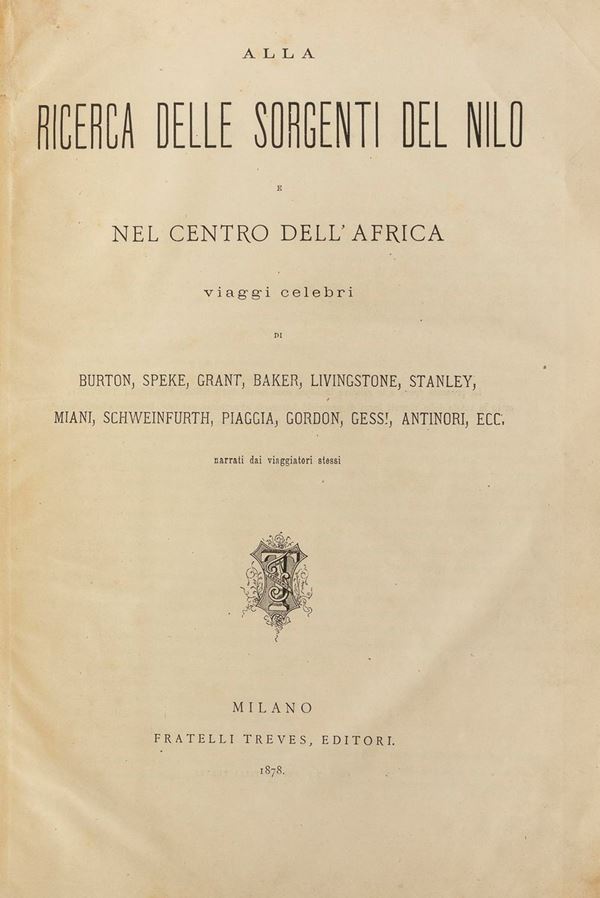 VOLUME SORGENTI DEL NILO