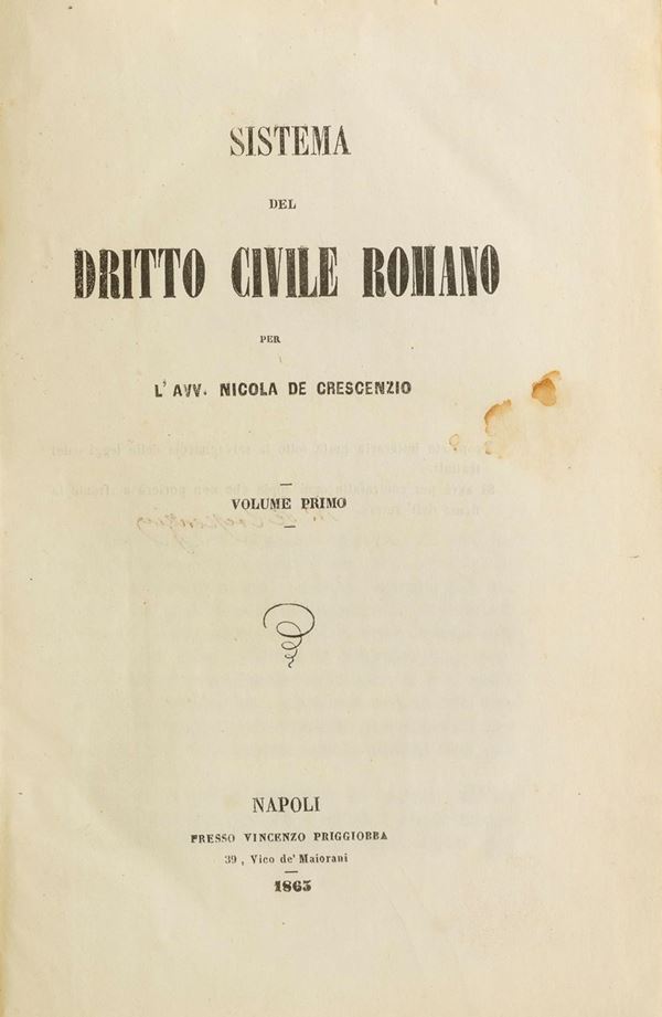 TRE VOLUMI DIRITTO