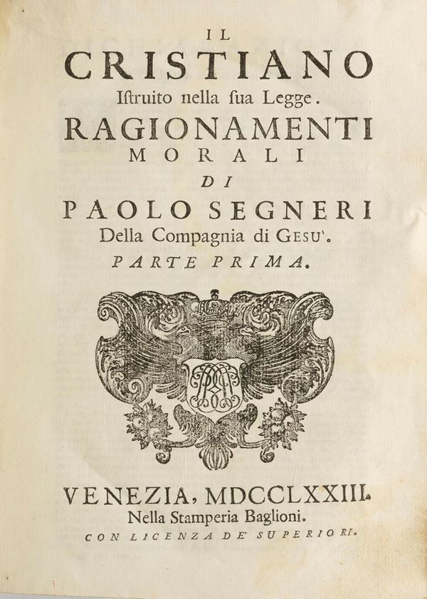 VOLUME RELIGIONE SEGNERI
