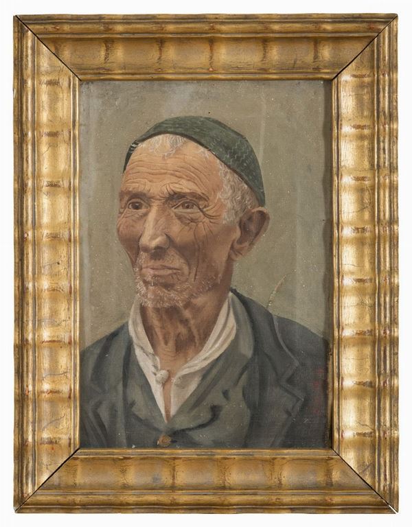DIPINTO PESCATORE F.TO PETRILLI A.