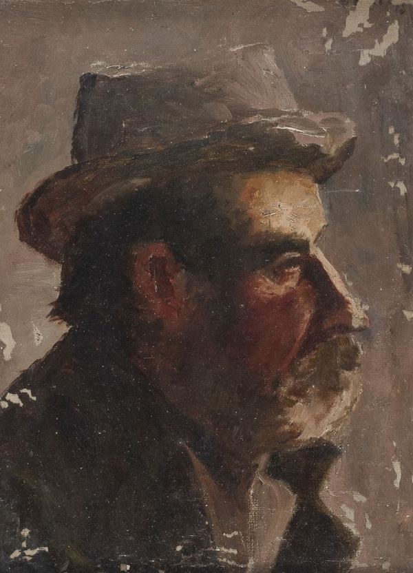 DIPINTO PROFILO DI UOMO