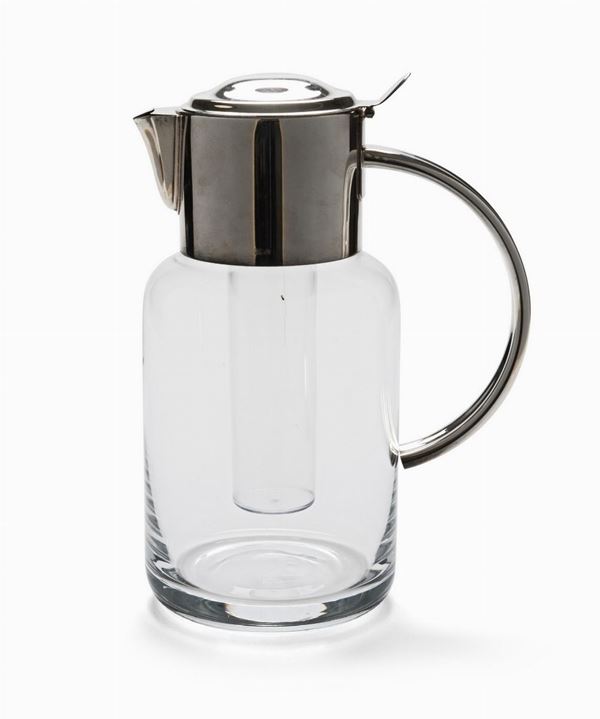 BROCCA IN VETRO E SILVERPLATE
