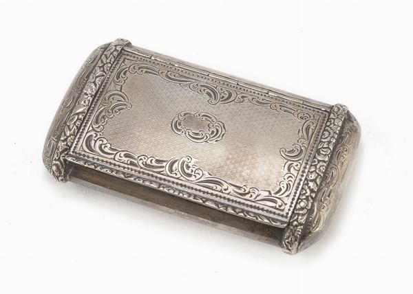 TABACCHIERA IN ARGENTO, FRANCIA 1818/1838