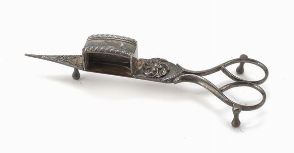 FORBICE DA CANDELA IN SILVERPLATED