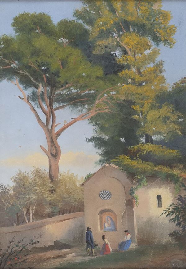 DIPINTO LA VERGINE DELLA CHIESETTA
