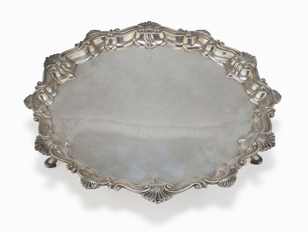 SALVER IN ARGENTO, ITALIA XX SECOLO