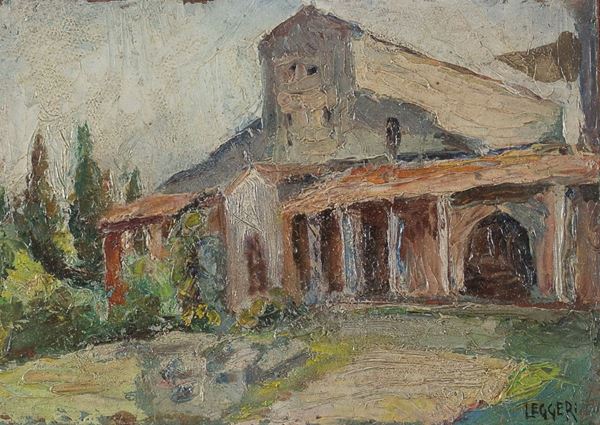 DIPINTO BASILICA F.TO LEGGERI