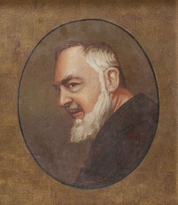 DIPINTO RITRATTO DI PADRE PIO
