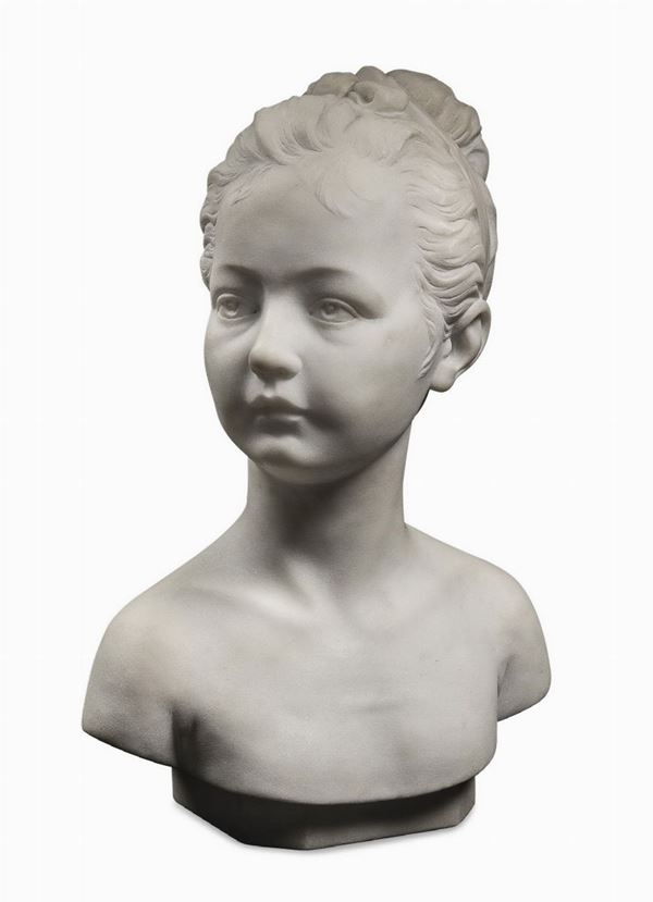 BUSTO DI DONNA IN MARMO