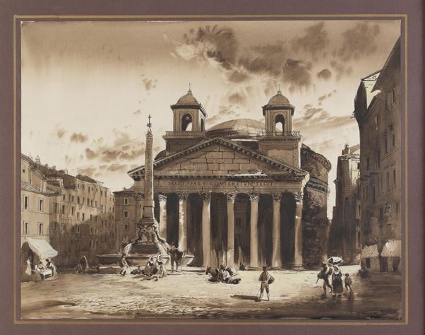 ACQUERELLO IL PANTHEON