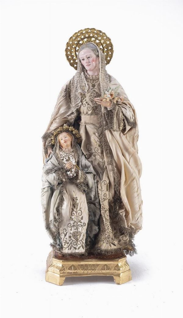 DUE FIGURE DA PRESEPE, NAPOLI