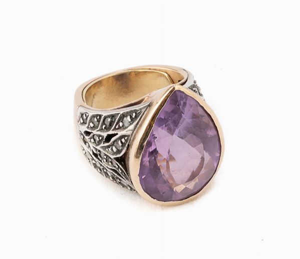 ANELLO CON AMETSITA