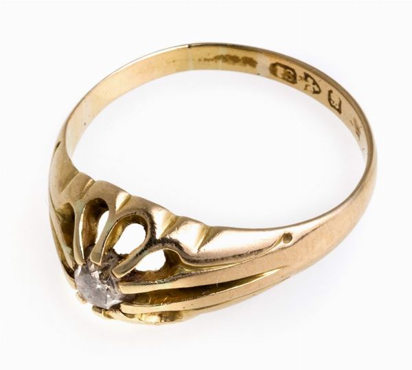 ANELLO CON BRILLANTINO