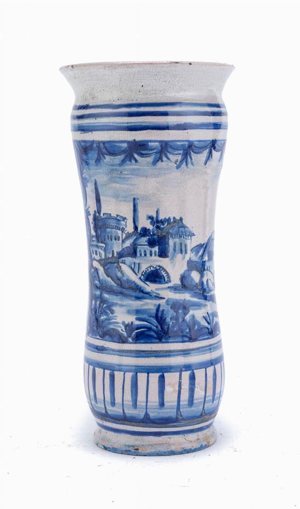 VASO IN MAIOLICA, ITALIA MERIDIONALE