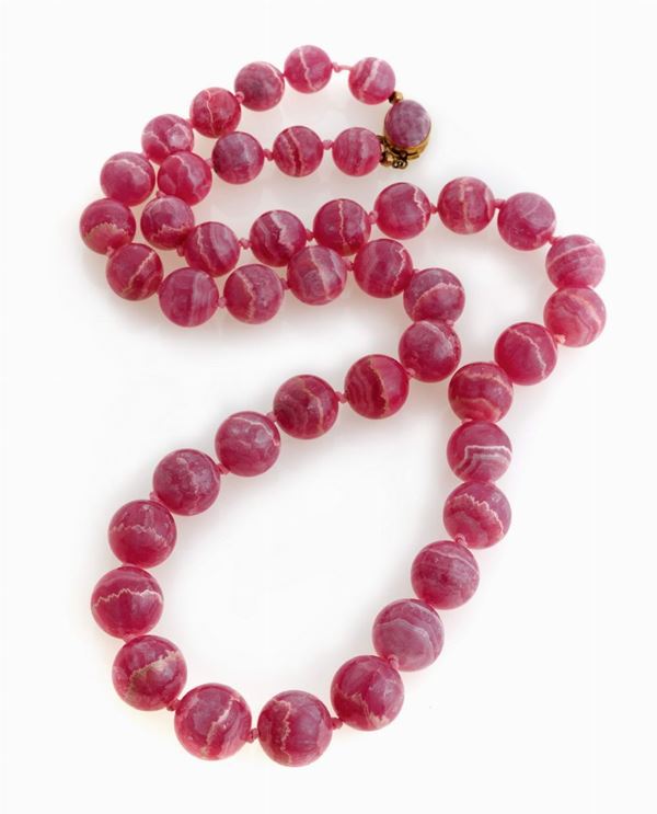 COLLANA CON MICAROSA