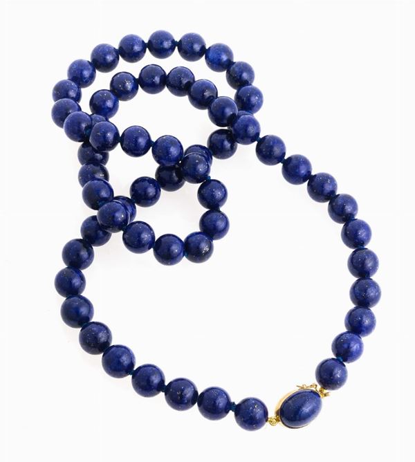 COLLANA CON LAPISLAZULO