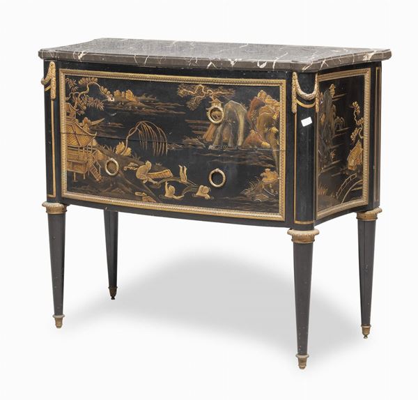 COMMODE A CHINOISERIES