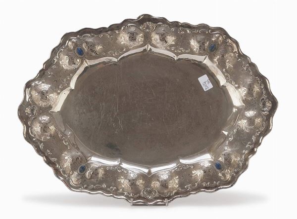 VASSOIO IN ARGENTO, CREPERIO MILANO