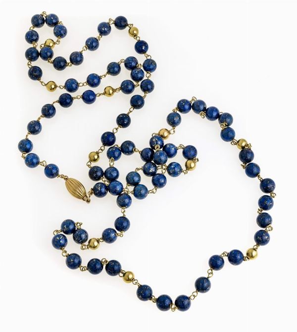 COLLANA CON LAPISLAZULI