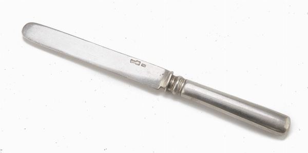 COLTELLO DA BURRO IN ARGENTO, RUSSIA 1879