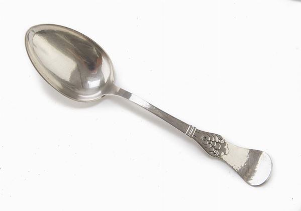CUCCHIAIO DA PORTATA IN ARGENTO, DANIMARCA 1928