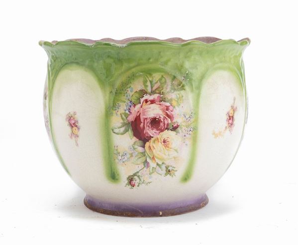 CACHEPOT IN CERAMICA SMALTATA