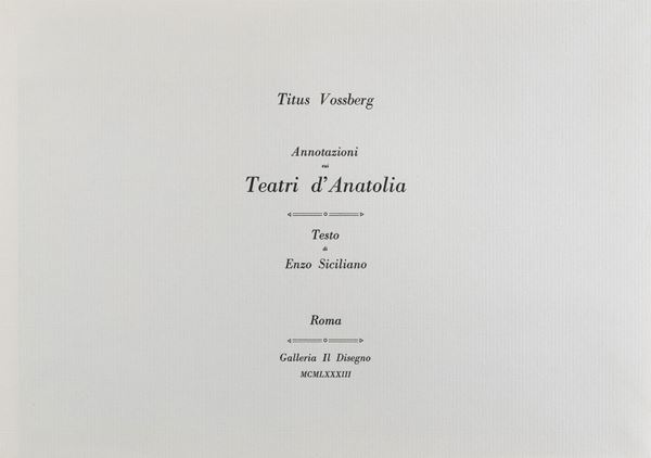 CARTELLA DI TITUS VOSSBERG