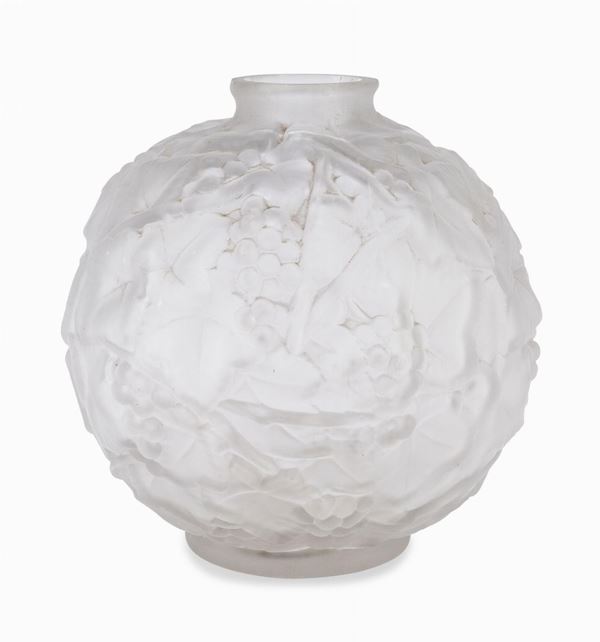 VASO IN CRISTALLO, ESPAJUVET LALIQUE