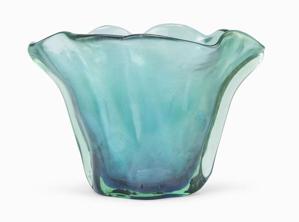 VASO IN VETRO, FULVIO BIANCONI PER VENINI