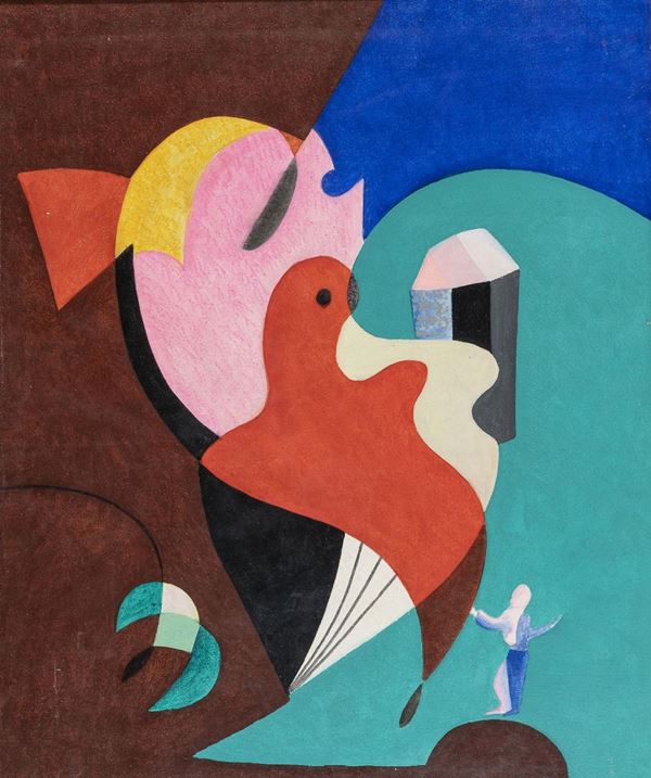 TEMPERA PAESAGGIO DI ANTONIO MARASCO