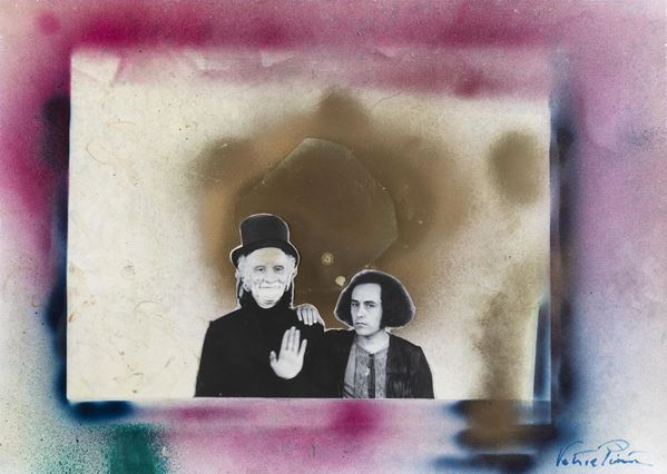 TECNICA MISTA E COLLAGE DI VETTOR PISANI