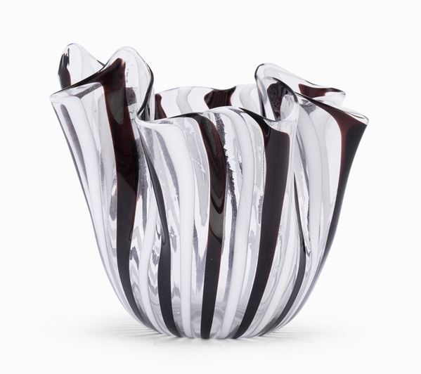 VASO IN VETRO, VENINI MURANO ANNI &#39;40