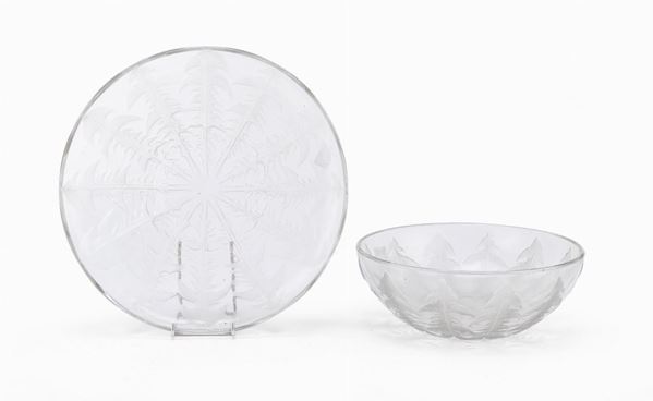 PIATTO E SCODELLA DI REN&#200; LALIQUE