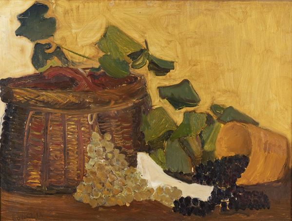 DIPINTO NATURA MORTA DI CARLO QUAGLIA