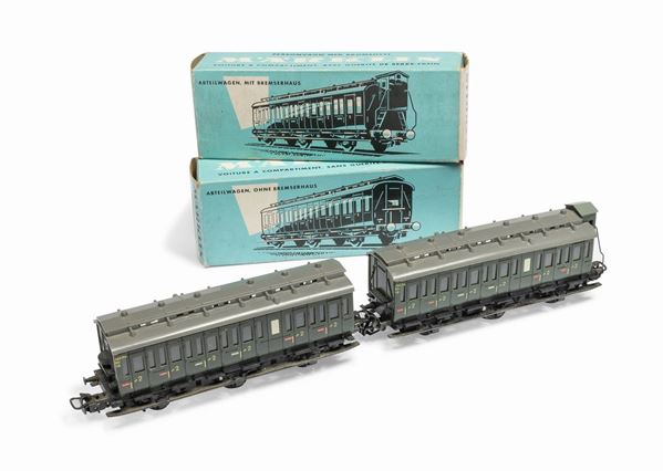 LOTTO CARROZZE PASSEGGERI M&#196;RKLIN