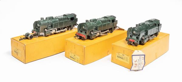 LOTTO LOCOMOTIVE A VAPORE JEP