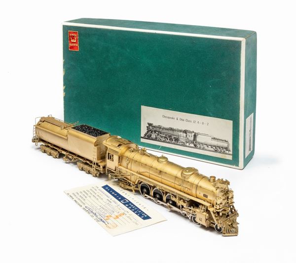 LOCOMOTIVA AVAPORE CON TENDER OLYMPIA