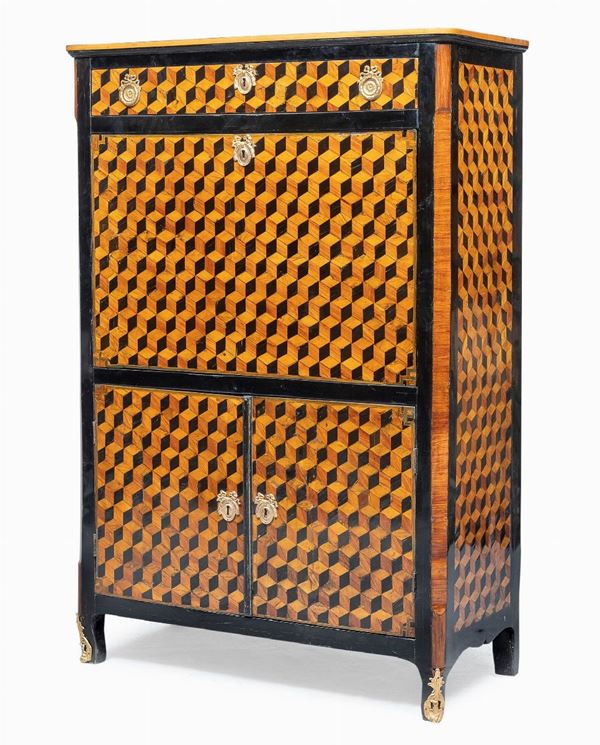 SECRETAIRE A MARQUETERIES, FRANCIA TRANSIZIONE