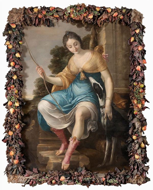 DIPINTO DIANA DELLA BOTTEGA DI LAURENT DE LA HYRE