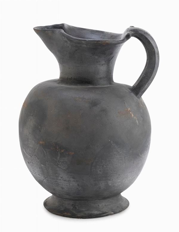 OINOCHOE IN BUCCHERO GRIGIO, VII SECOLO A.C.