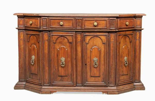 CREDENZA IN NOCE, ITALIA SETTENTRIONALE