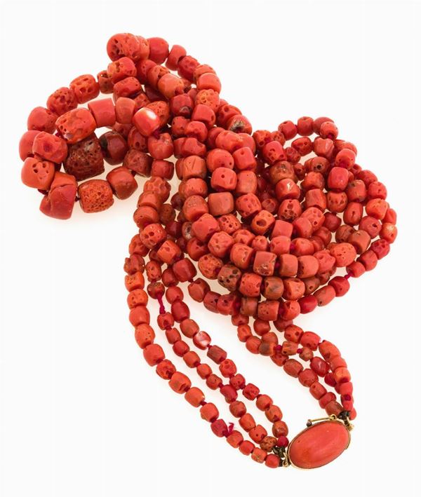 COLLANA DI CORALLO ROSSO